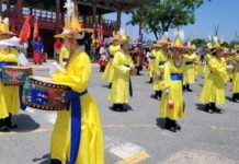 제6회 천년나주목 읍성문화축제 수문군 교대식 재연, 열렬한 환호·박수 받아