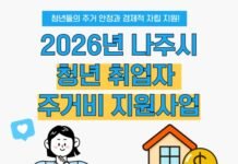 나주시, ‘2026년 청년 취업자 주거비 지원사업’ 대상자 추가 모집